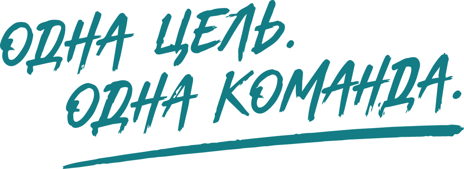 Одна цель. Одна команда.